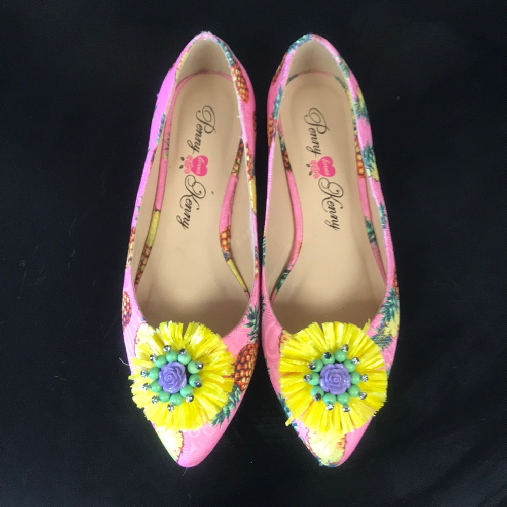 Penny Loves Kenny Aurora Flats - pineapple